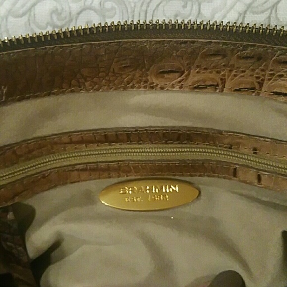 Brahmin Crocodile Satchel - Picture 5 of 8